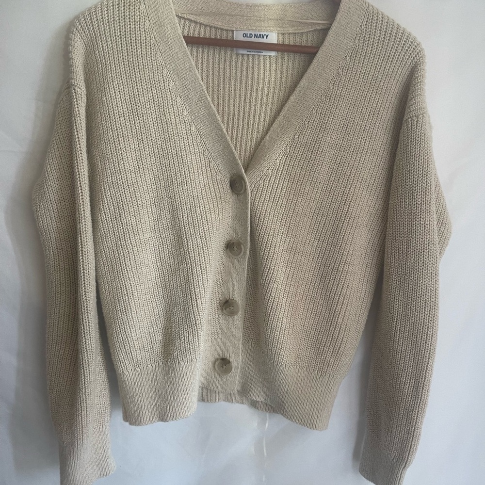 Old Navy Women's Beige Cardigan